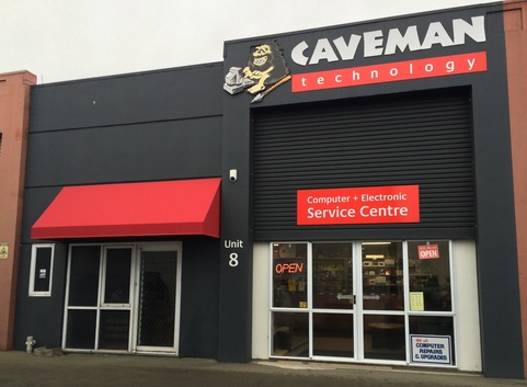 The Caveman Building Frontage